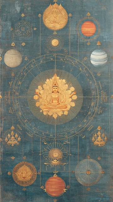 佛教主题神秘插画225