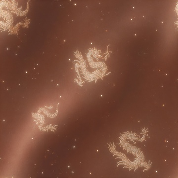 金龙在星空背景中飞舞368