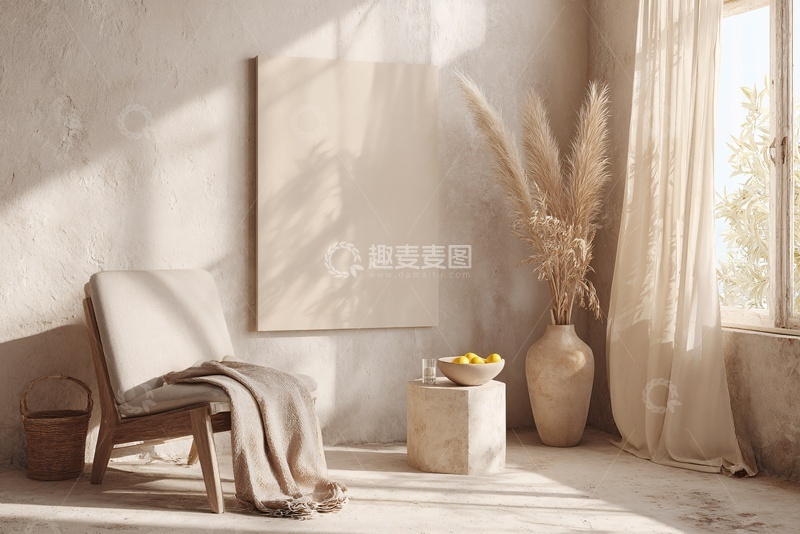 高清大图下载【趣麦麦图】-温馨简约室内角落场景516