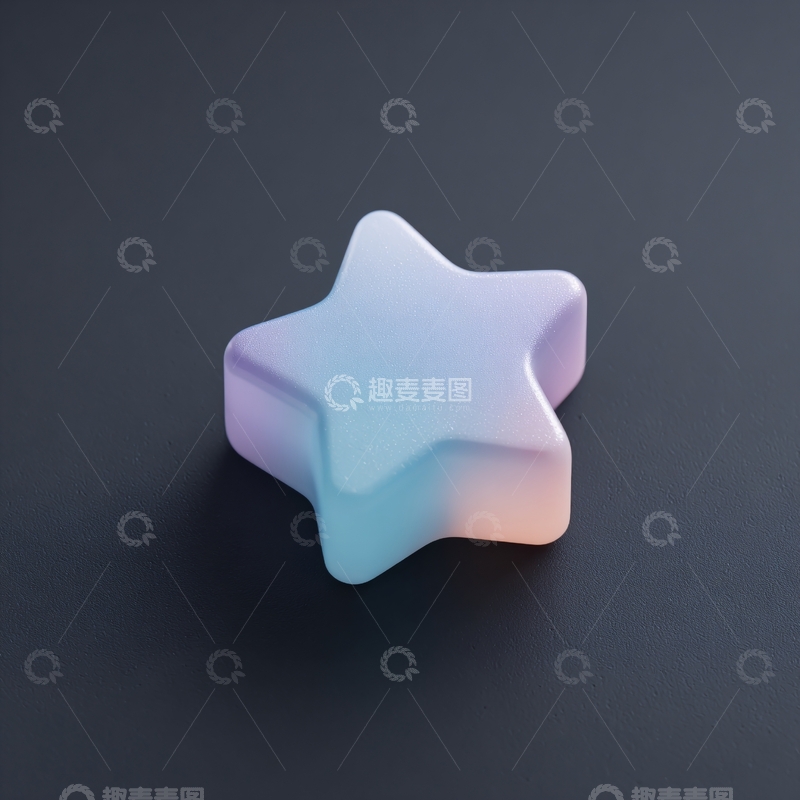 高清大图下载【趣麦麦图】-彩色渐变星形物体344