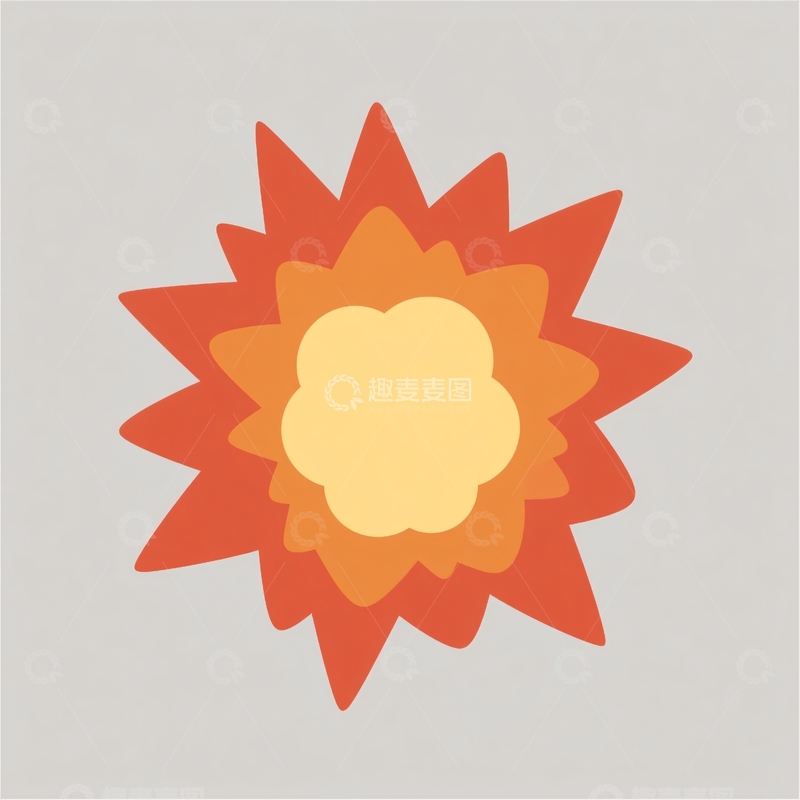 高清大图下载【趣麦麦图】-爆炸插画图案311