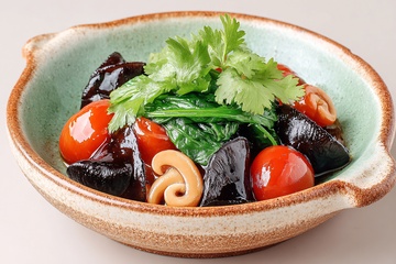 碗装美味蔬菜与木耳料理870