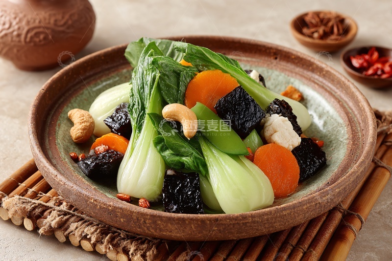 高清大图下载【趣麦麦图】碗中多样蔬菜美食特写479