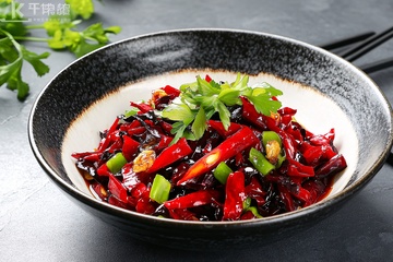 碗装红辣椒配菜美食图265