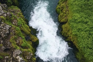 山间湍急溪流景观100