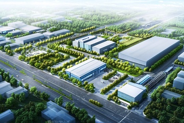 工业园区鸟瞰效果图464