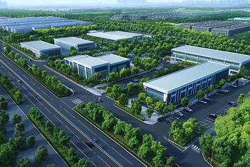 现代化工业园区鸟瞰图224