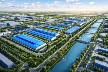 现代化工业园区鸟瞰图591