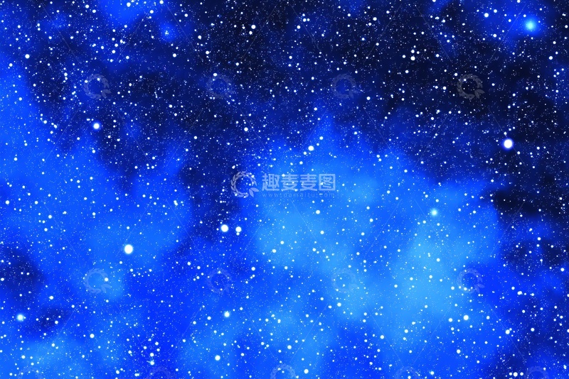 高清大图下载【趣麦麦图】-梦幻蓝色星空背景图233