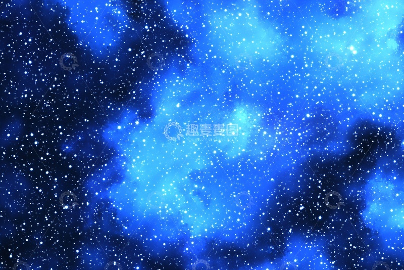 高清大图下载【趣麦麦图】-梦幻蓝色星空背景626