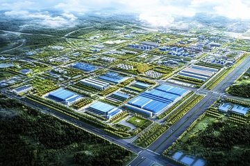 现代化工业园区鸟瞰图750