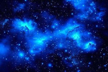 梦幻蓝色星空背景834