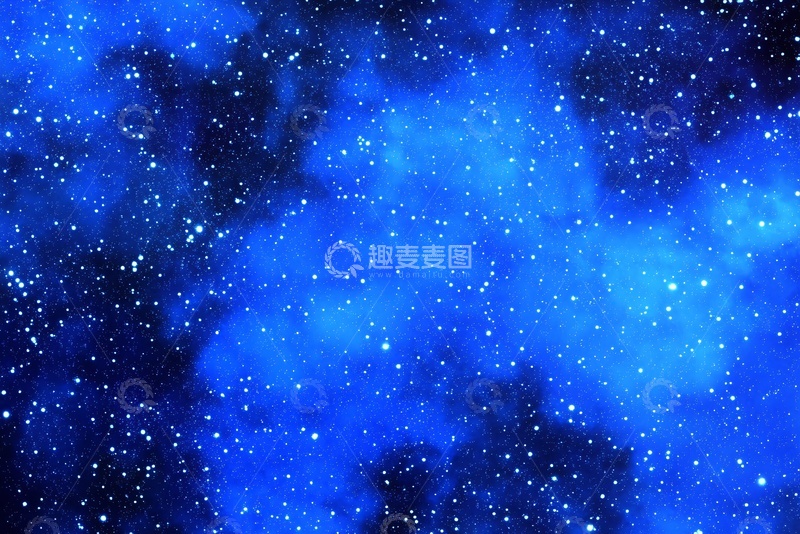 高清大图下载【趣麦麦图】-梦幻蓝色星空背景082