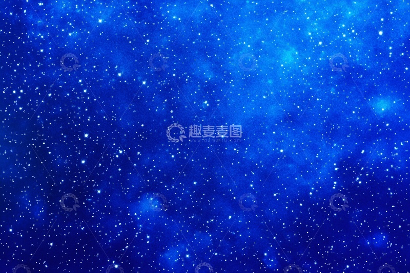 高清大图下载【趣麦麦图】-梦幻蓝色星空背景136