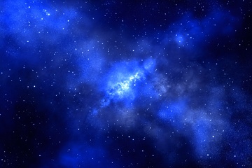 梦幻蓝色星空背景图682