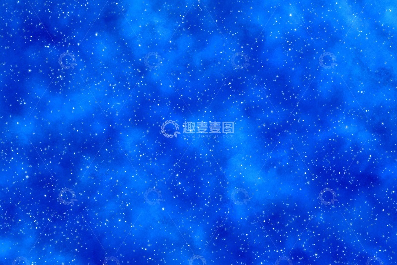高清大图下载【趣麦麦图】-蓝色星空背景图案876