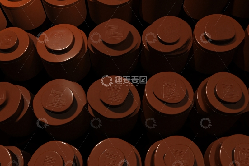高清大图下载【趣麦麦图】-棕色圆形物件排列画面577