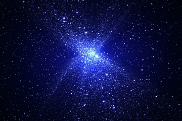 璀璨星空蓝色星系画面909