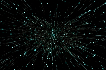 星芒闪烁的黑色背景画面348