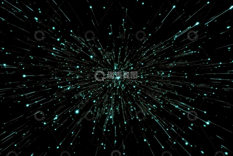 高清大图下载【趣麦麦图】-星芒闪烁的黑色背景画面348
