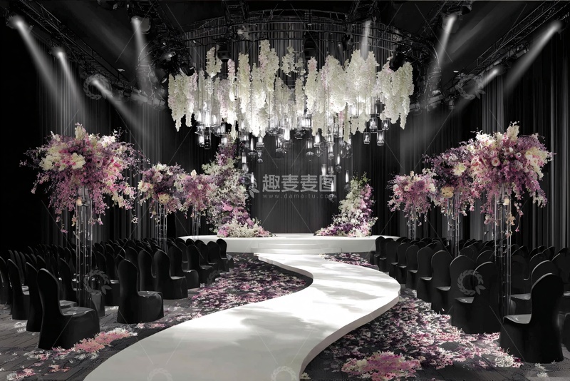 高清大图下载【趣麦麦图】-浪漫奢华婚礼现场布置097