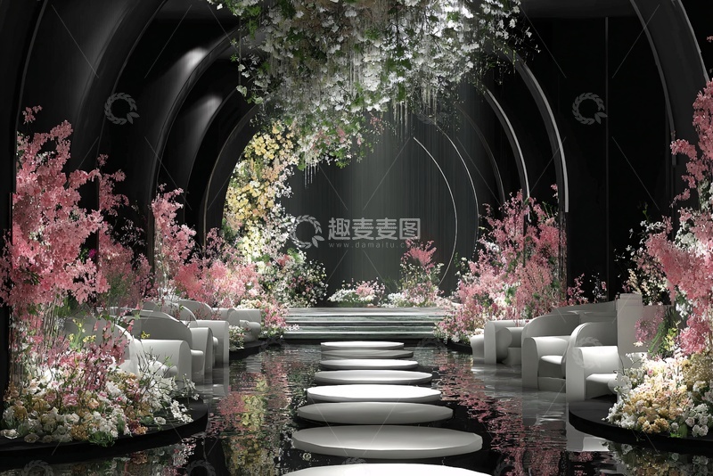 高清大图下载【趣麦麦图】-唯美浪漫婚礼场地布置998