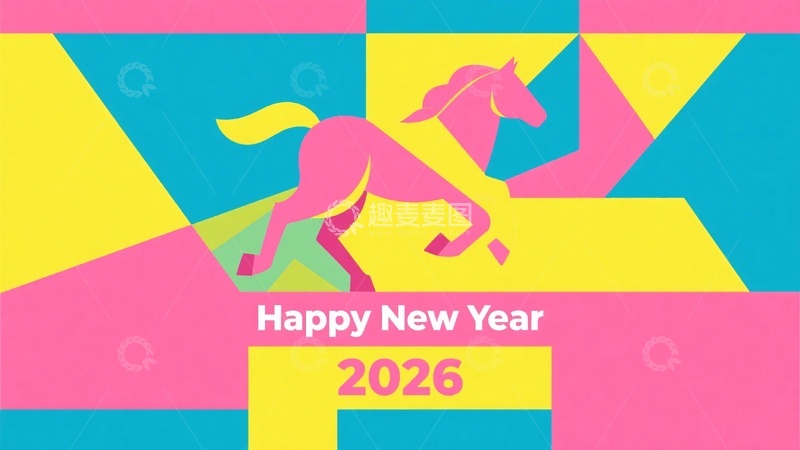 高清大图下载【趣麦麦图】-新年主题插画567