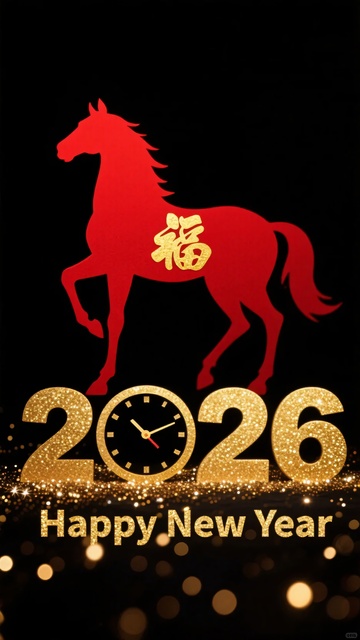 年马主题新年贺图293