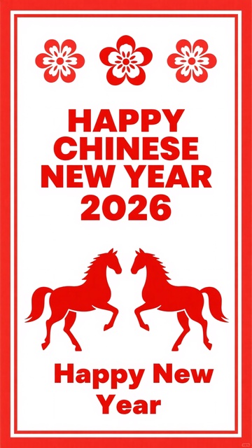年中国新年贺卡图案848