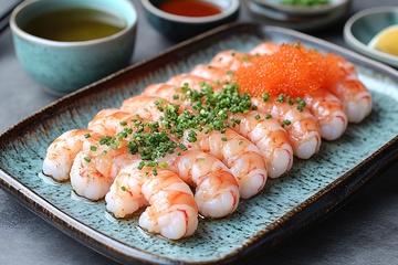 摆盘精致的美味鲜虾料理265