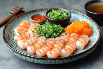 摆盘精致的美味鲜虾料理315