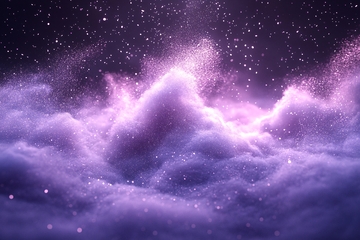 梦幻紫色星云宇宙景象316