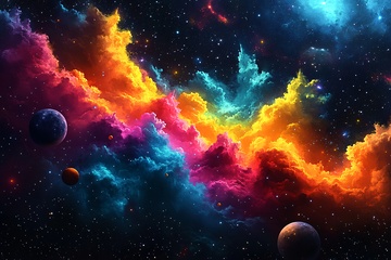 绚丽多彩的宇宙星云景象816