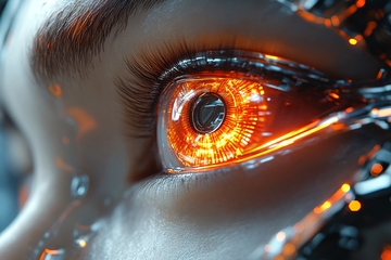 科幻风格机械眼特写127