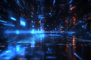 科幻风格的未来数字场景649