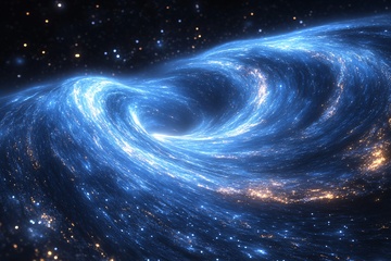 梦幻蓝色星系宇宙景象252