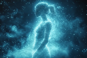 星空下的梦幻人物轮廓235