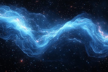 梦幻蓝色星云宇宙景象134