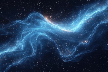 梦幻蓝色星云宇宙景象955