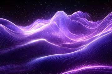 紫色梦幻流动线条背景图351