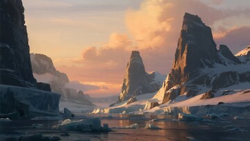 壮丽冰川雪山风景466