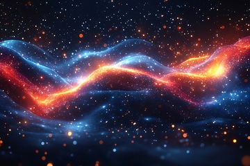 绚丽动感的星云光影画面524