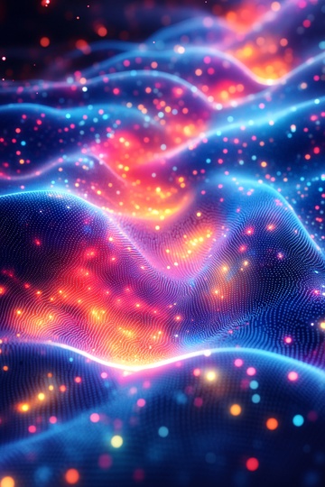 绚丽梦幻的光波背景图846