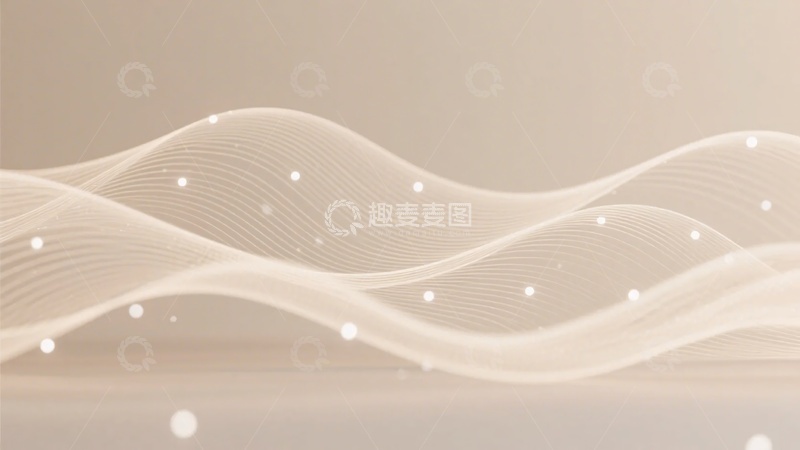 高清大图下载【趣麦麦图】-简约波浪线条背景图796