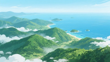 青山碧海的唯美自然风光863