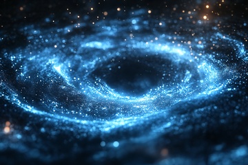 梦幻蓝色星系星空画面262