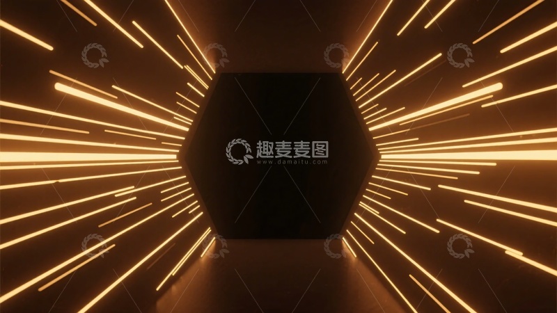 高清大图下载【趣麦麦图】-炫光隧道背景画面229