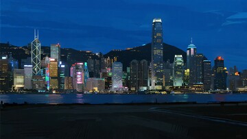 香港城市夜景璀璨风光128