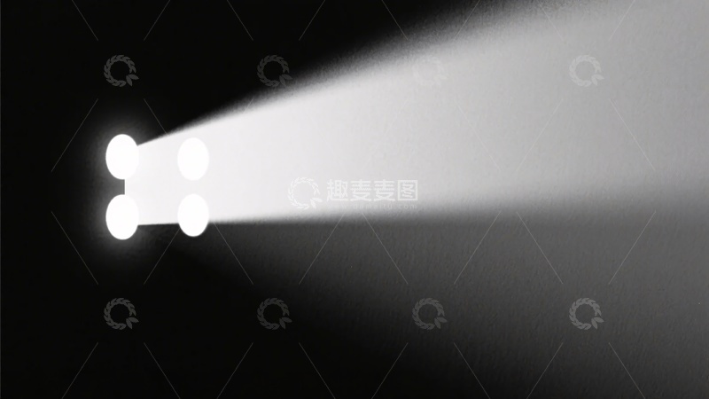 高清大图下载【趣麦麦图】-黑白光束照明画面881