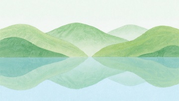 山水插画风景图368